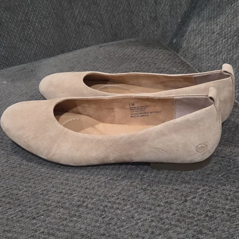 Born Women's Patrice Ballet Flat Natural Gobi BR0064187 Born Patrice Women's 9.5